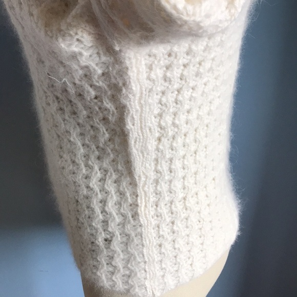 NWOT Mossimo cream mock neck knit pull on sweater size M regular or L juniors - Picture 7 of 11